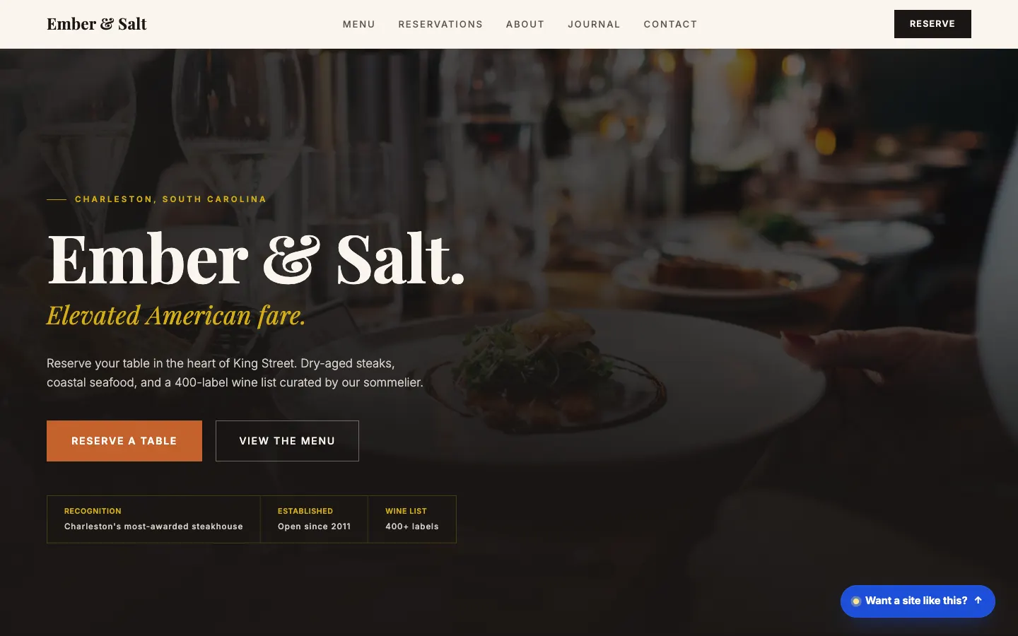 Ember & Salt — headless demo site built on Workspace CMS