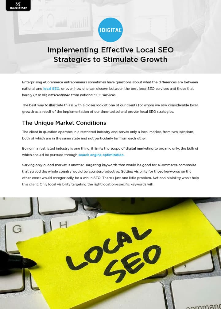 Implementing Effective Local SEO Strategies to Stimulate Growth