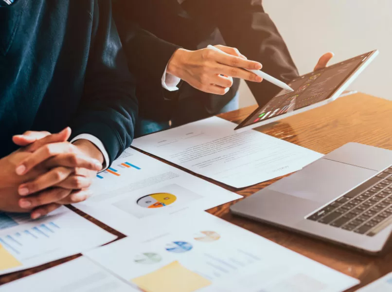 Family law firm reviewing paid search lead reporting