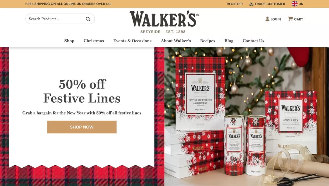 Walker's Magento storefront