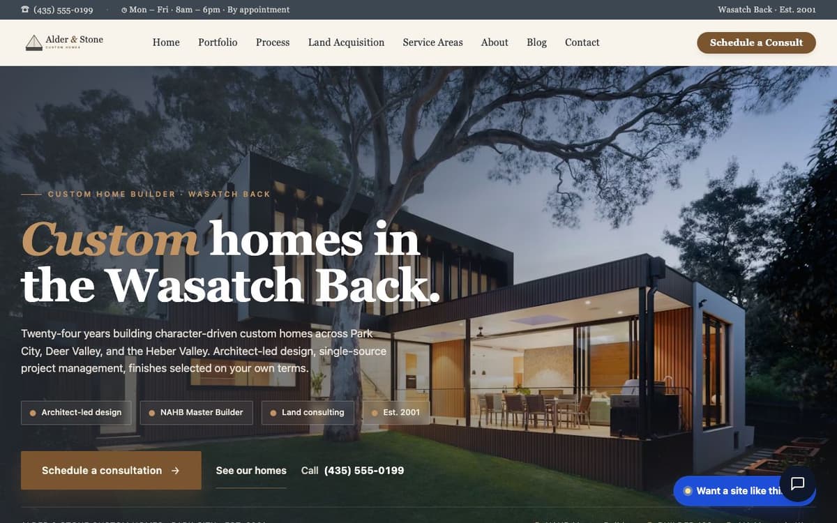 Flooring website demo built on WorkspaceCMS.ai