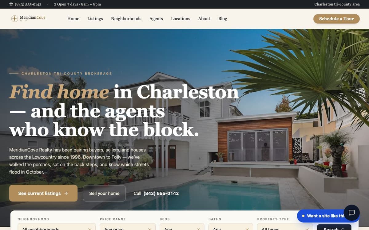 Mortgage Brokers website demo built on WorkspaceCMS.ai