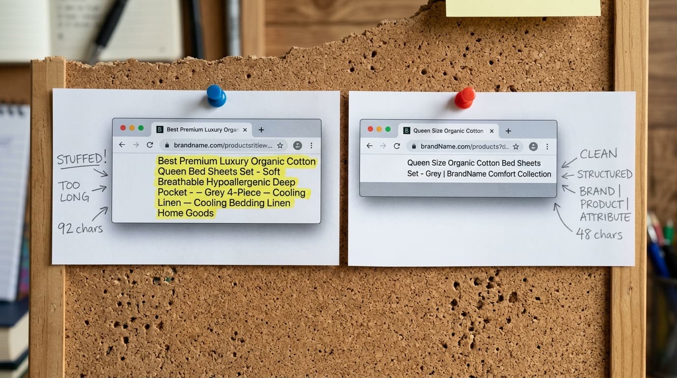 Product Page Title Tag Formulas That Drive Clicks for Ecommerce Stores
