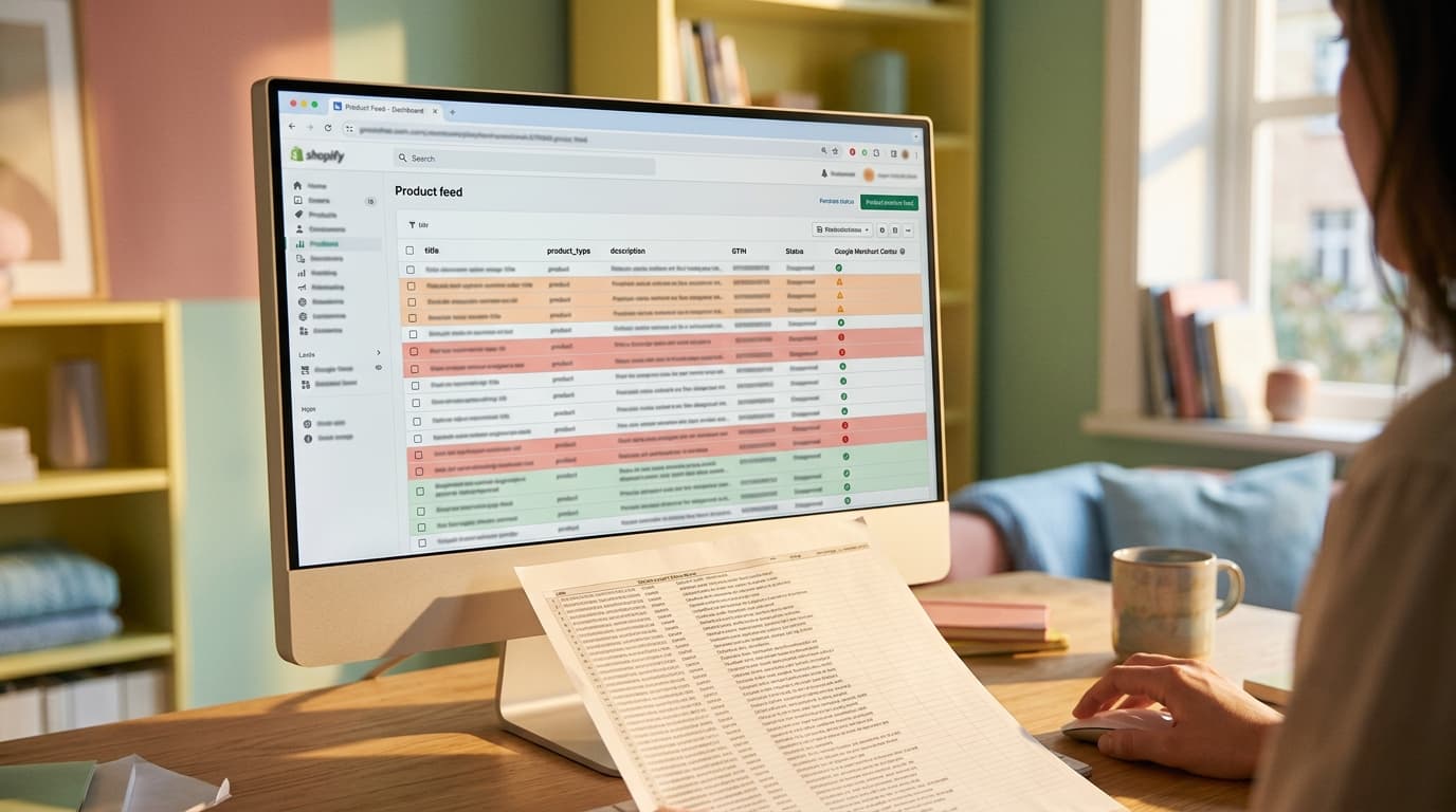 Shopify Product Feed Optimization: How to Improve Your Google Merchant Center Data