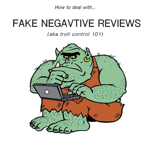 How to Deal with Fake Negative Reviews