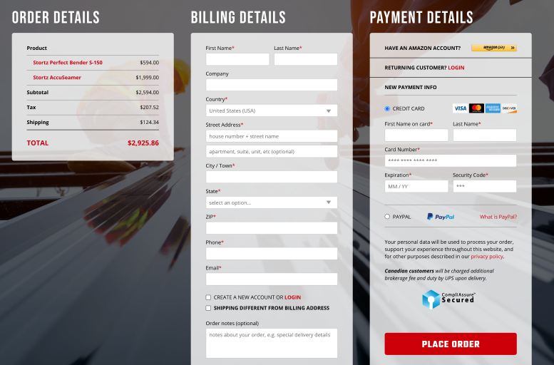 Our eCommerce web design solution positively impacted their checkout experience.